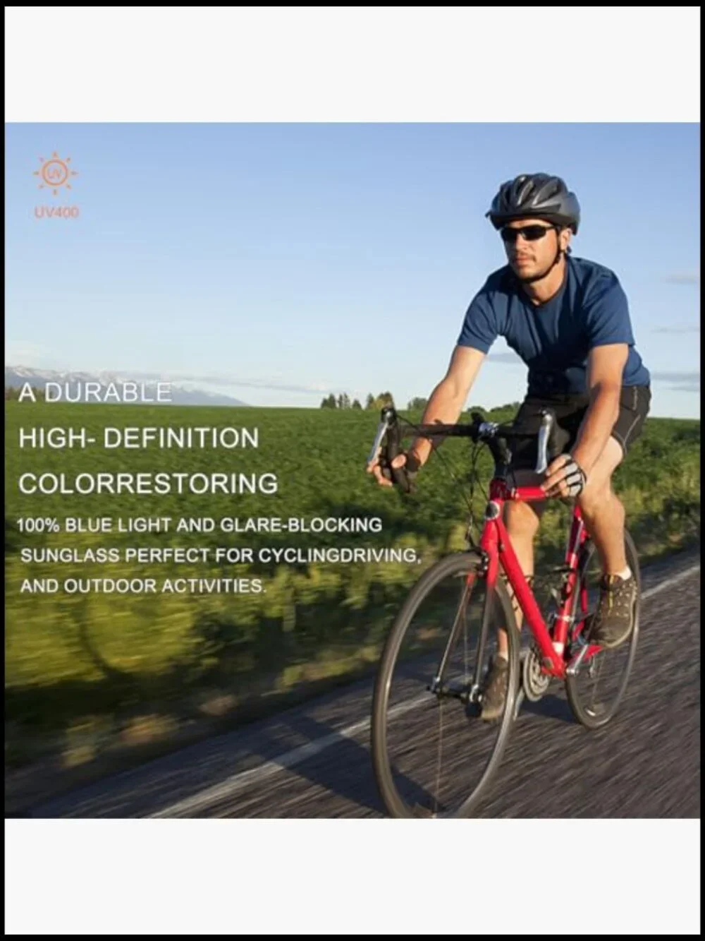 Photochromic Polarized Sunglasses for Men UV Protection Lightweight Driving